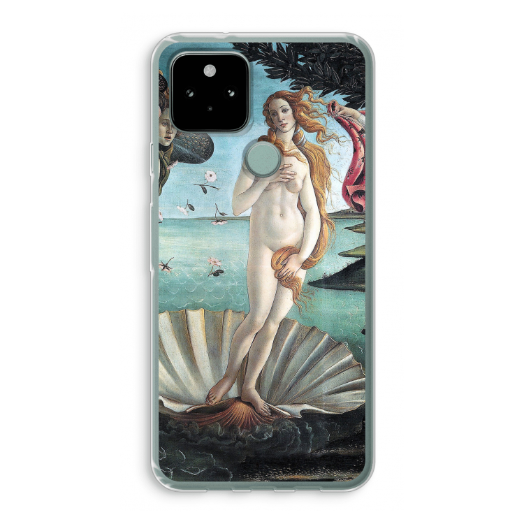 Birth Of Venus: Google Pixel 5 Transparant Hoesje