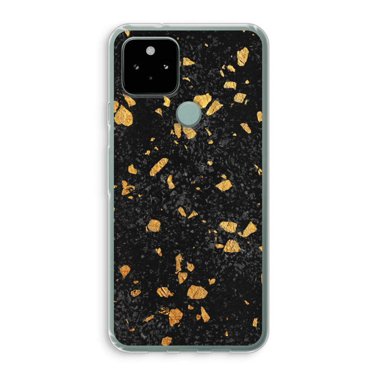 Terrazzo N°7: Google Pixel 5 Transparant Hoesje