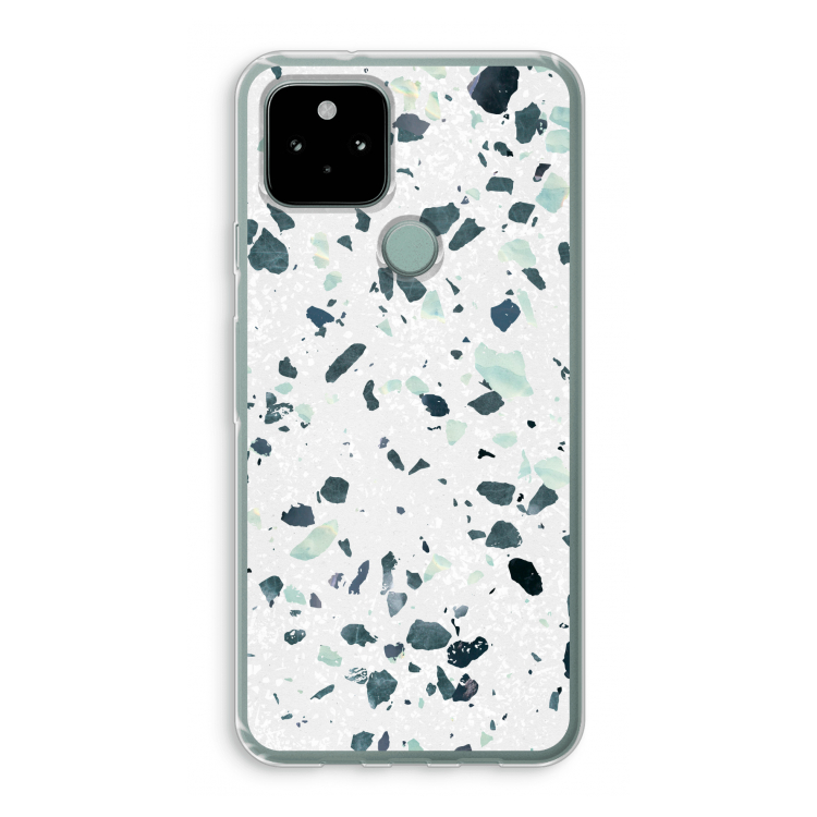 Terrazzo N°2: Google Pixel 5 Transparant Hoesje
