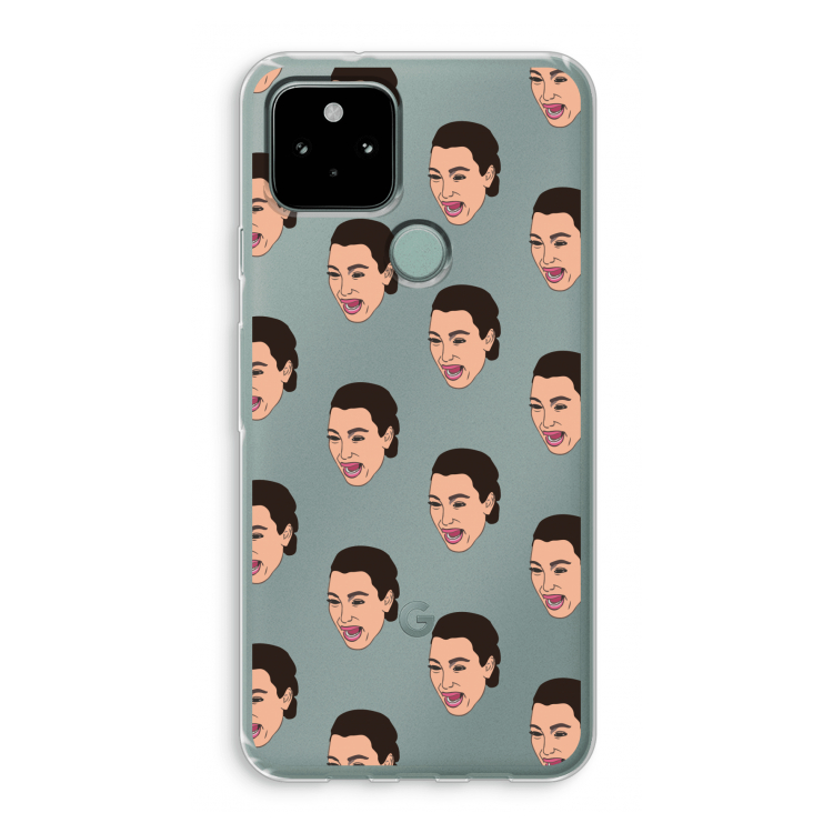 Ugly Cry Call: Google Pixel 5 Transparant Hoesje