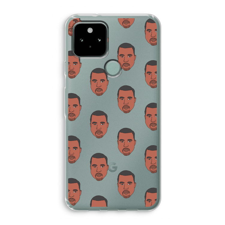 Kanye Call Me?: Google Pixel 5 Transparant Hoesje