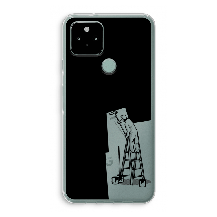 Musketon Painter: Google Pixel 5 Transparant Hoesje