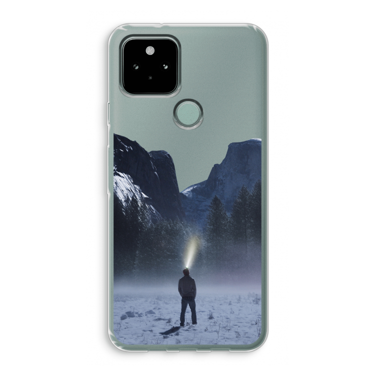 Wanderlust: Google Pixel 5 Transparant Hoesje