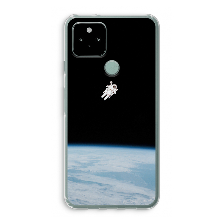 Alone in Space: Google Pixel 5 Transparant Hoesje