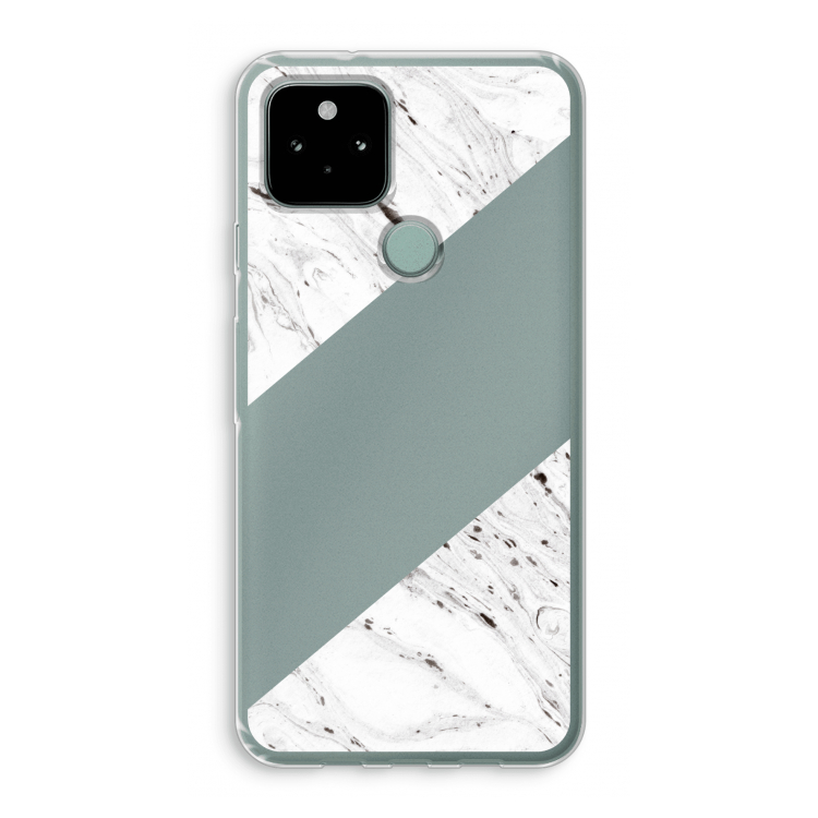 Biggest stripe: Google Pixel 5 Transparant Hoesje
