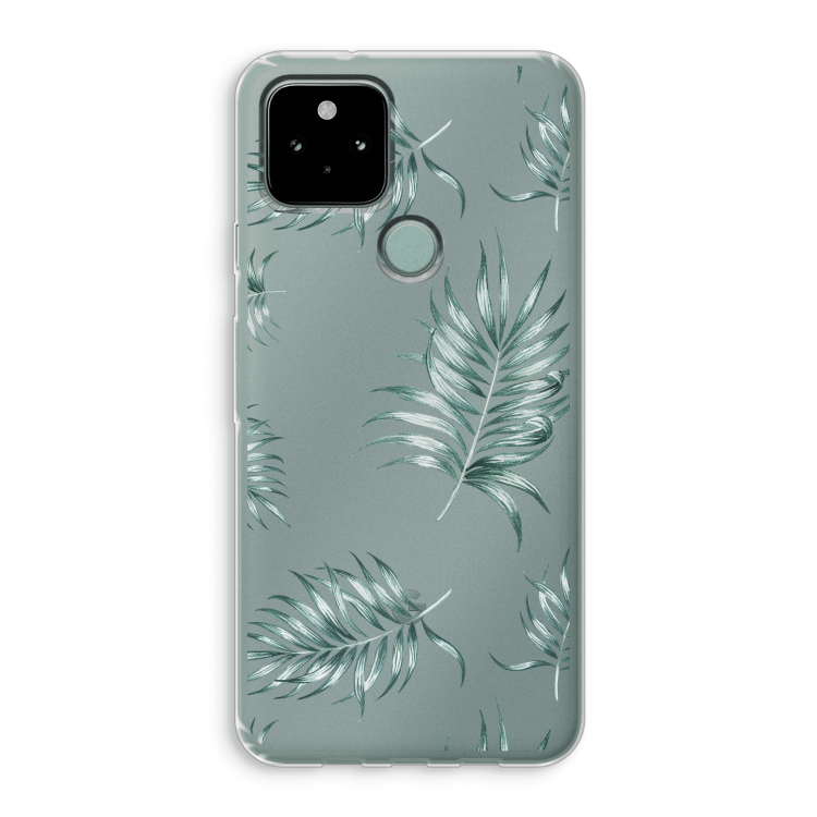Simple leaves: Google Pixel 5 Transparant Hoesje