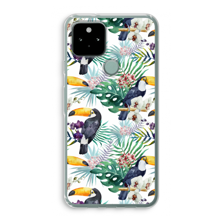 Tukans: Google Pixel 5 Transparant Hoesje
