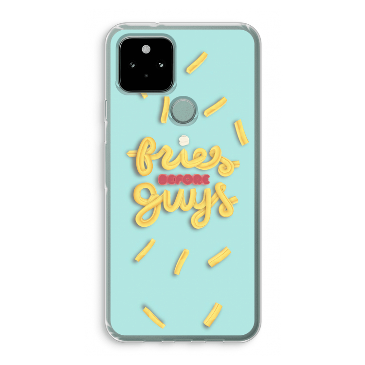 Always fries: Google Pixel 5 Transparant Hoesje