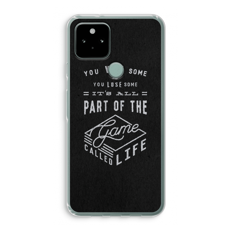 Life: Google Pixel 5 Transparant Hoesje