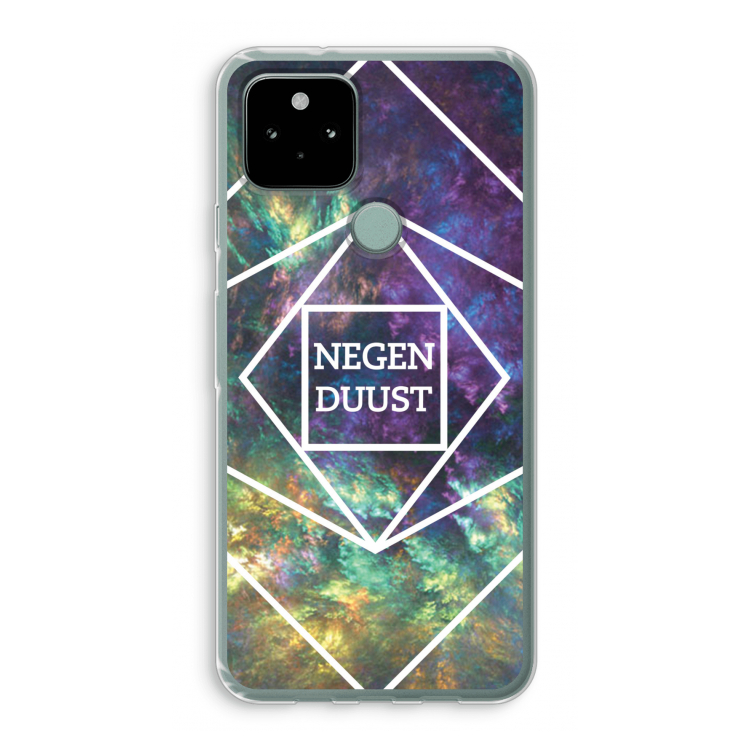 Negenduust ruimte: Google Pixel 5 Transparant Hoesje