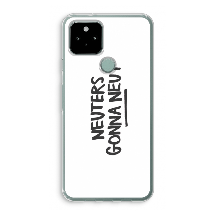 Neuters: Google Pixel 5 Transparant Hoesje