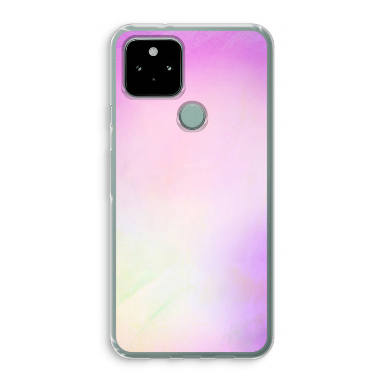 Flow mist pastel: Google Pixel 5 Transparant Hoesje