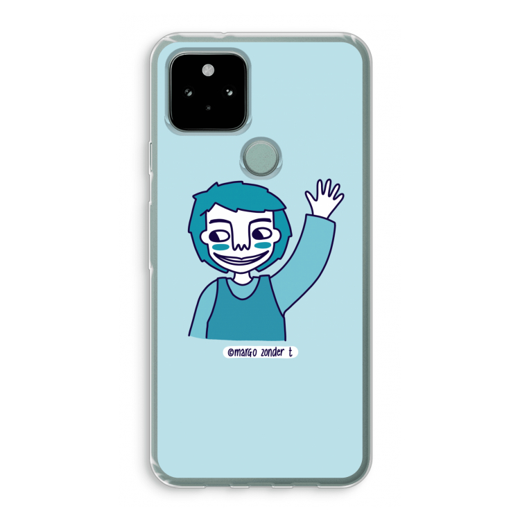 Zwaai: Google Pixel 5 Transparant Hoesje