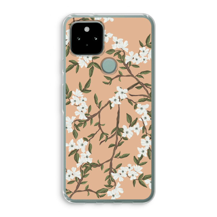 Blossoming spring: Google Pixel 5 Transparant Hoesje