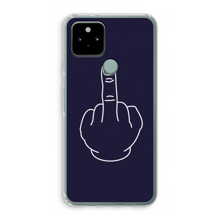 F**k U: Google Pixel 5 Transparant Hoesje
