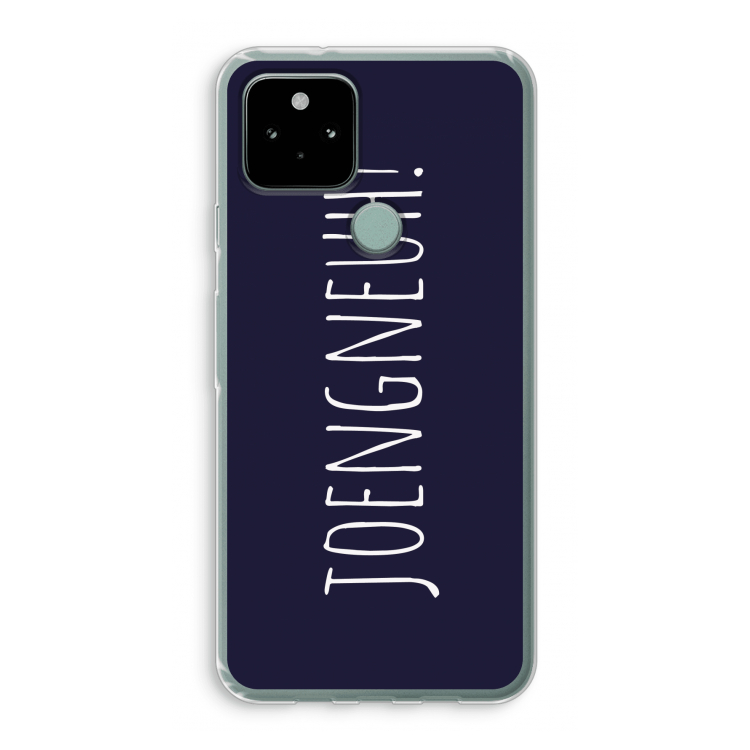 Joengneuh!: Google Pixel 5 Transparant Hoesje