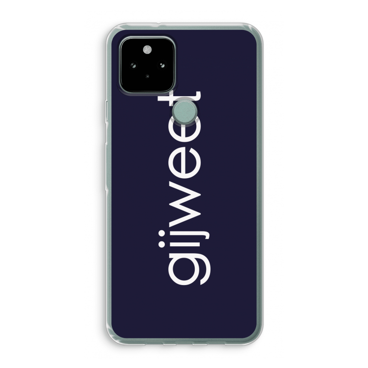 Gijweet: Google Pixel 5 Transparant Hoesje