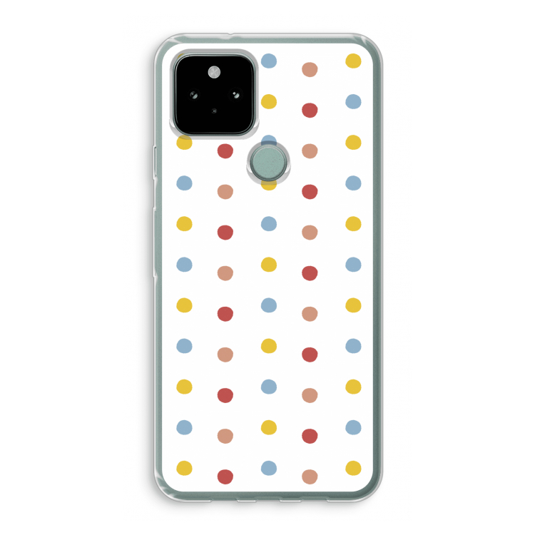 Bollen: Google Pixel 5 Transparant Hoesje