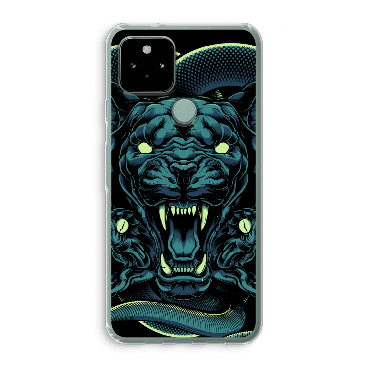 Cougar and Vipers: Google Pixel 5 Transparant Hoesje