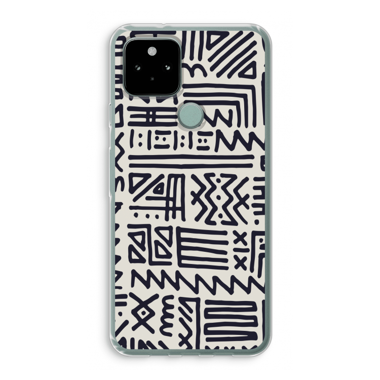 Marrakech print: Google Pixel 5 Transparant Hoesje