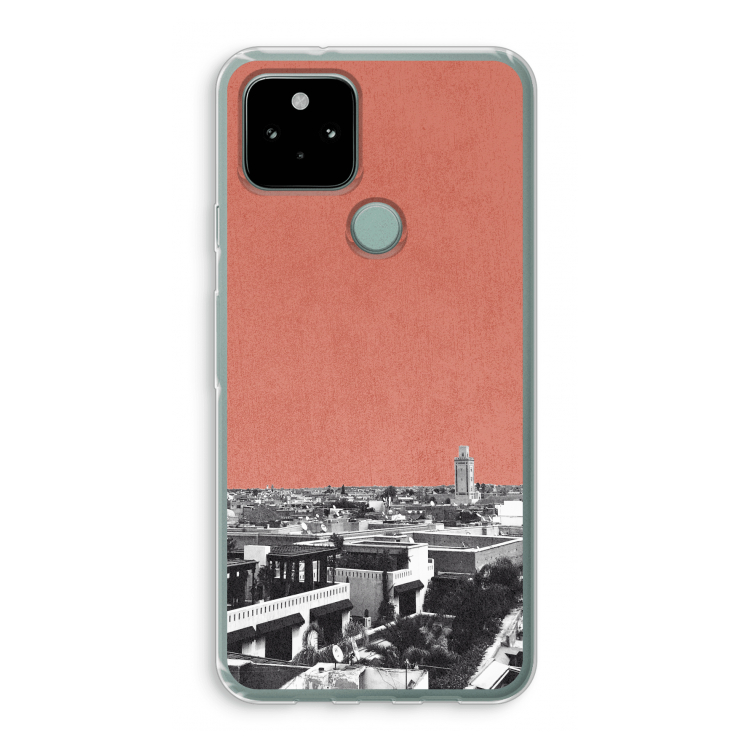 Marrakech Skyline : Google Pixel 5 Transparant Hoesje