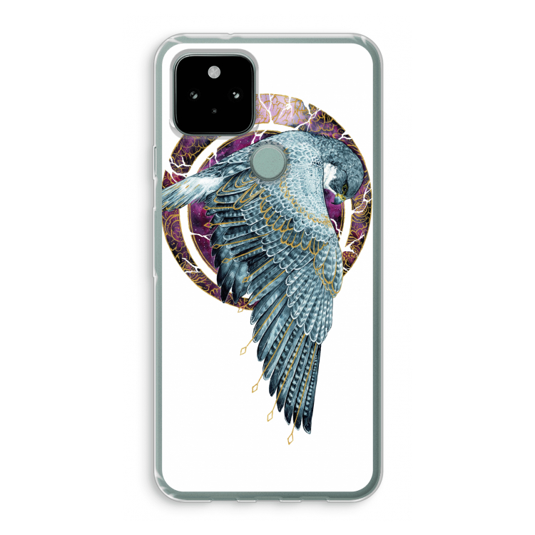 Golden Falcon: Google Pixel 5 Transparant Hoesje