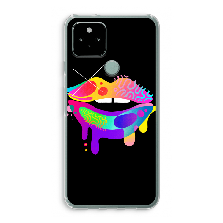 Lip Palette: Google Pixel 5 Transparant Hoesje