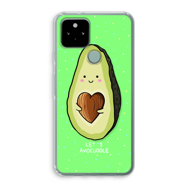 Avocuddle: Google Pixel 5 Transparant Hoesje