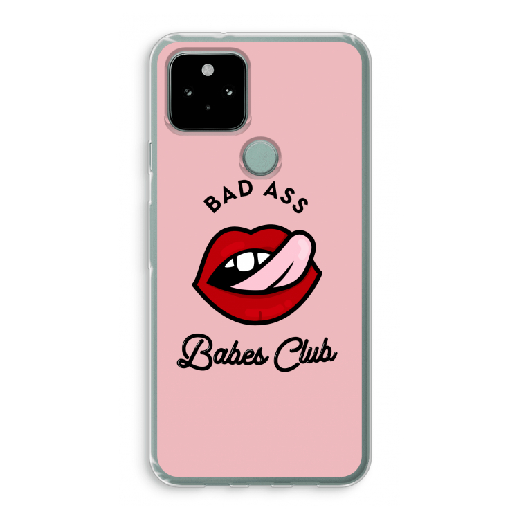 Badass Babes Club: Google Pixel 5 Transparant Hoesje
