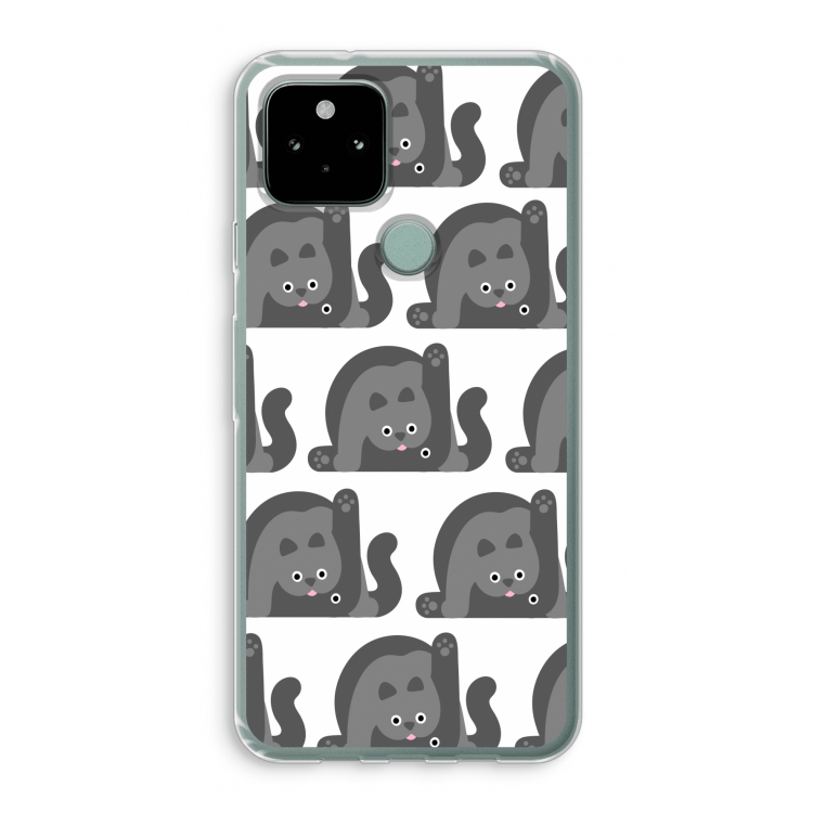 Cats: Google Pixel 5 Transparant Hoesje