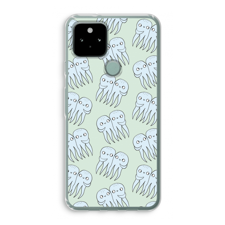 Octopussen: Google Pixel 5 Transparant Hoesje