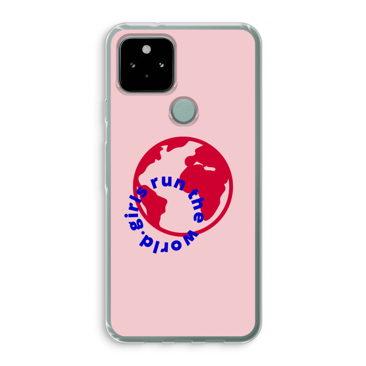 Run The World: Google Pixel 5 Transparant Hoesje