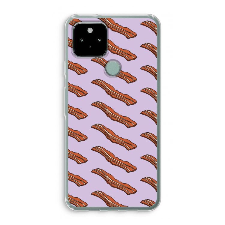 Bacon to my eggs #2: Google Pixel 5 Transparant Hoesje