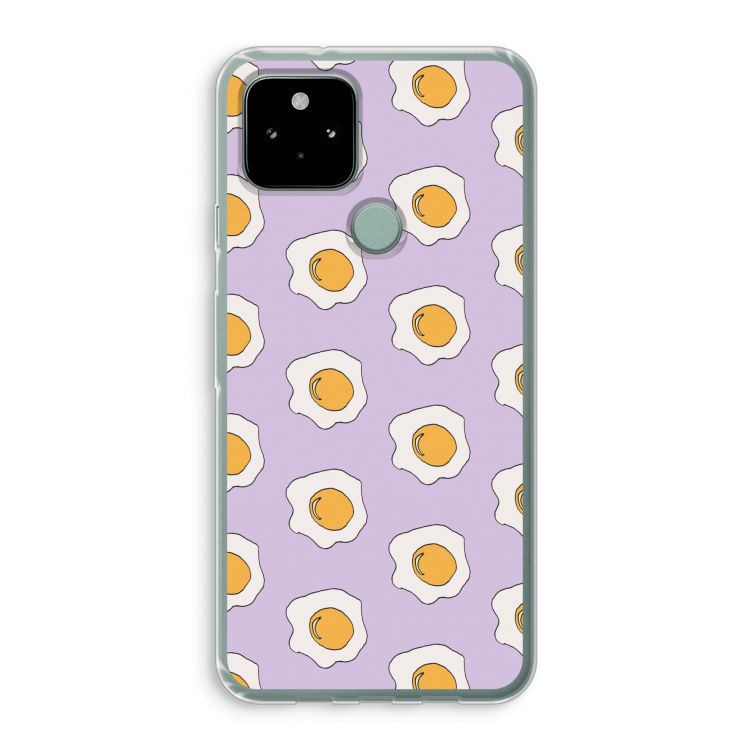 Bacon to my eggs #1: Google Pixel 5 Transparant Hoesje