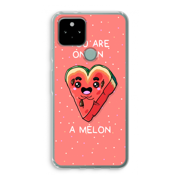 One In A Melon: Google Pixel 5 Transparant Hoesje