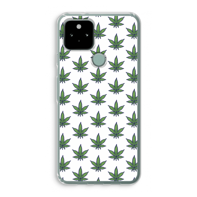 Weed: Google Pixel 5 Transparant Hoesje
