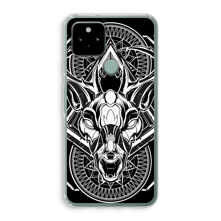 Oh Deer: Google Pixel 5 Transparant Hoesje