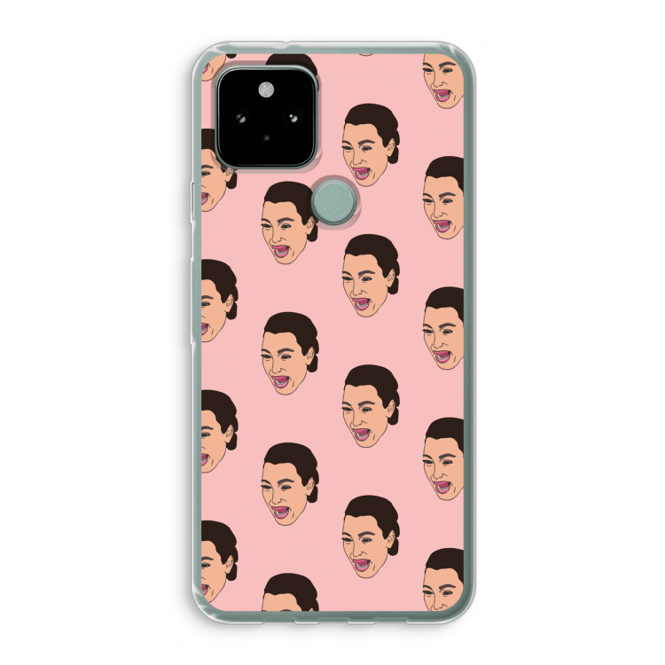 Ugly Cry Call: Google Pixel 5 Transparant Hoesje