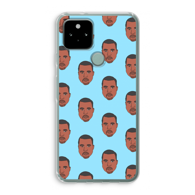 Kanye Call Me?: Google Pixel 5 Transparant Hoesje