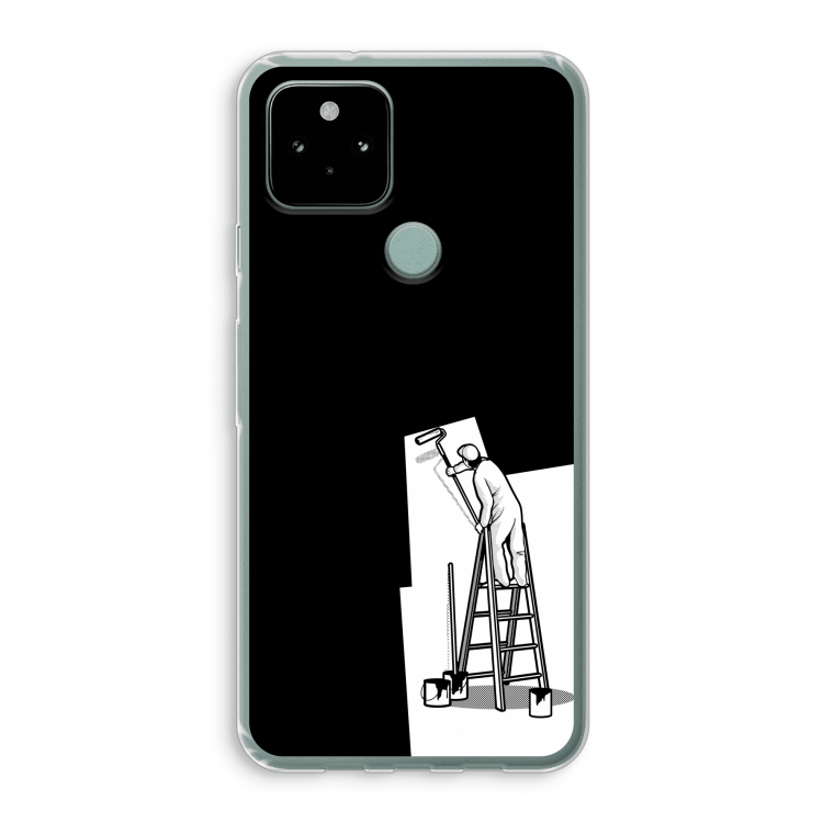 Musketon Painter: Google Pixel 5 Transparant Hoesje