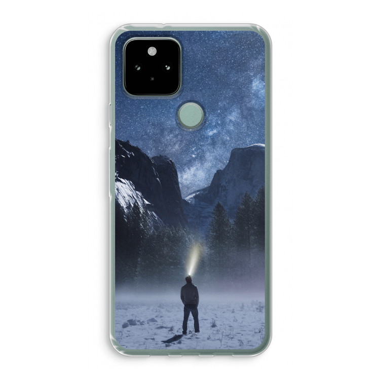 Wanderlust: Google Pixel 5 Transparant Hoesje