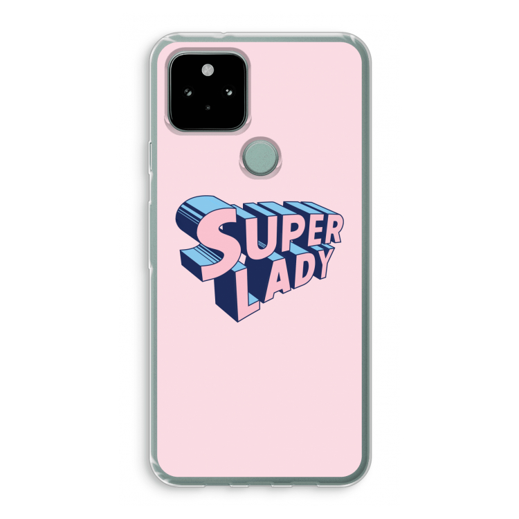 Superlady: Google Pixel 5 Transparant Hoesje