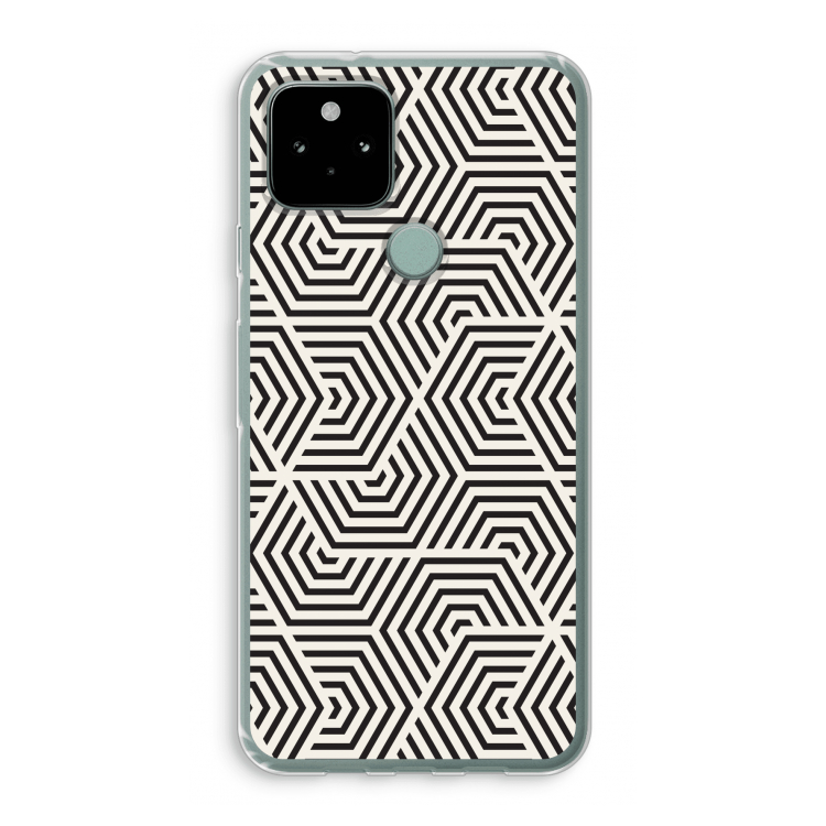 Magic pattern: Google Pixel 5 Transparant Hoesje