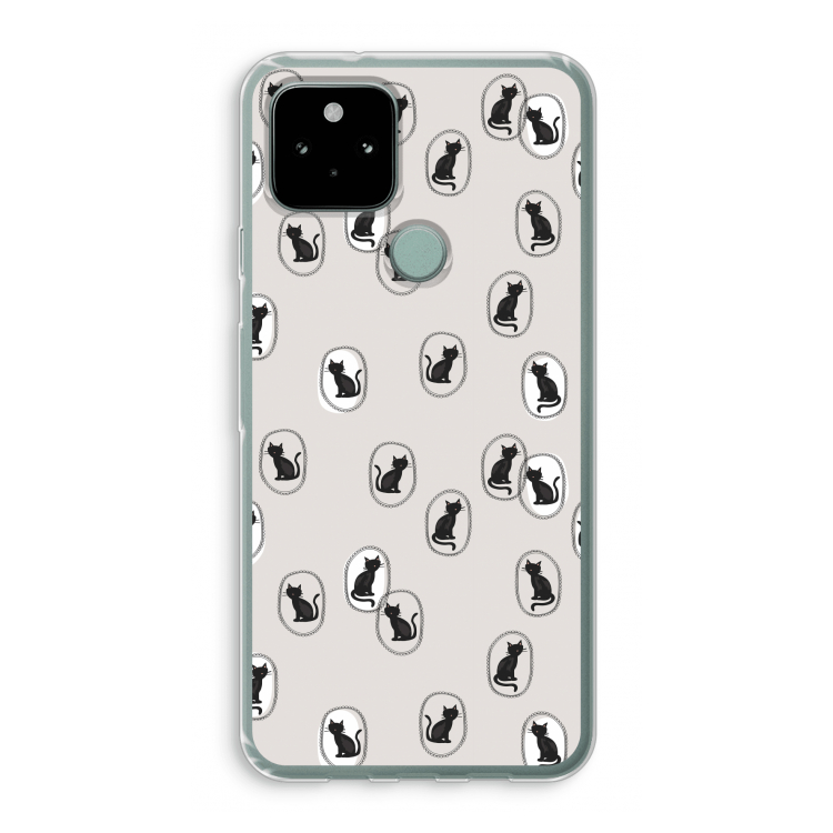 Miauw: Google Pixel 5 Transparant Hoesje