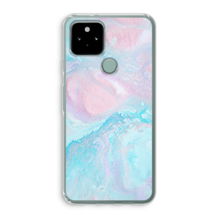 Fantasie pastel: Google Pixel 5 Transparant Hoesje