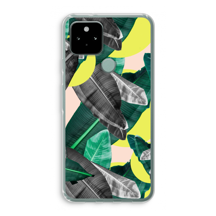 Fantasie jungle: Google Pixel 5 Transparant Hoesje