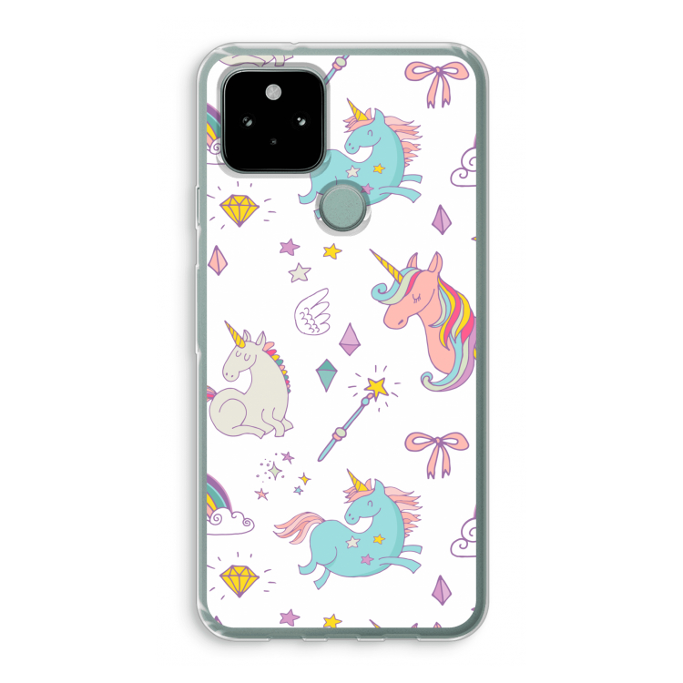 Fantasiewereld: Google Pixel 5 Transparant Hoesje