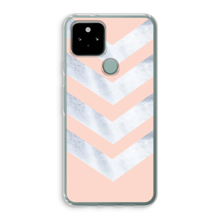 Marmeren pijlen: Google Pixel 5 Transparant Hoesje