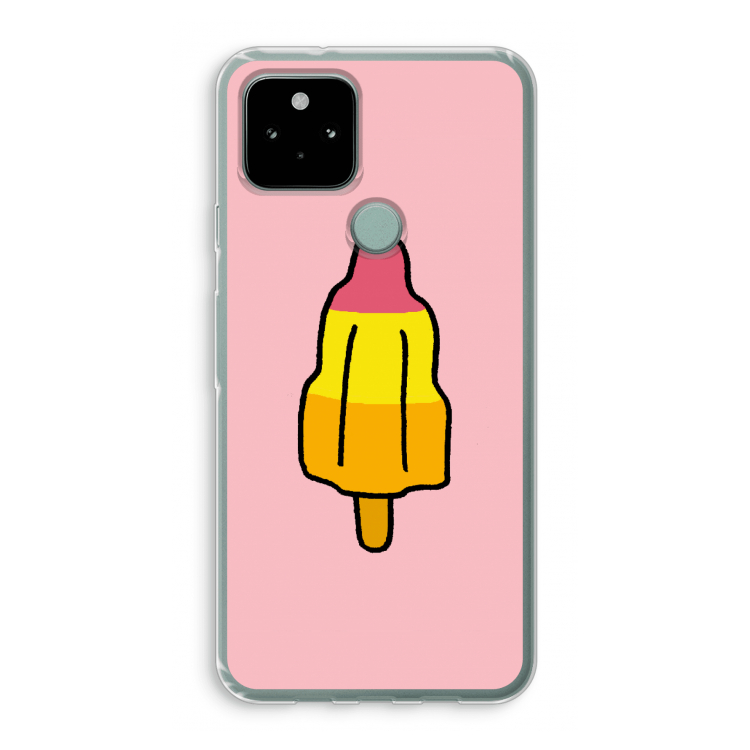 Raketijsje: Google Pixel 5 Transparant Hoesje