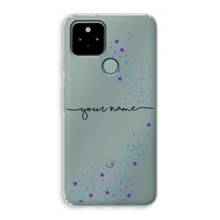 Sterren: Google Pixel 5 Transparant Hoesje